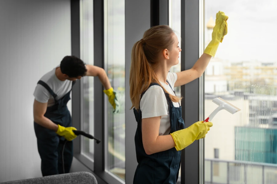 Window washing in Laurelhurst Portland Oregon — professional craftsman home glass cleaning service
