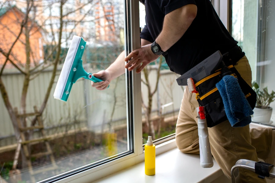 Window washing in the Pearl District Portland Oregon (97209) — storefront and gallery glass cleaning service